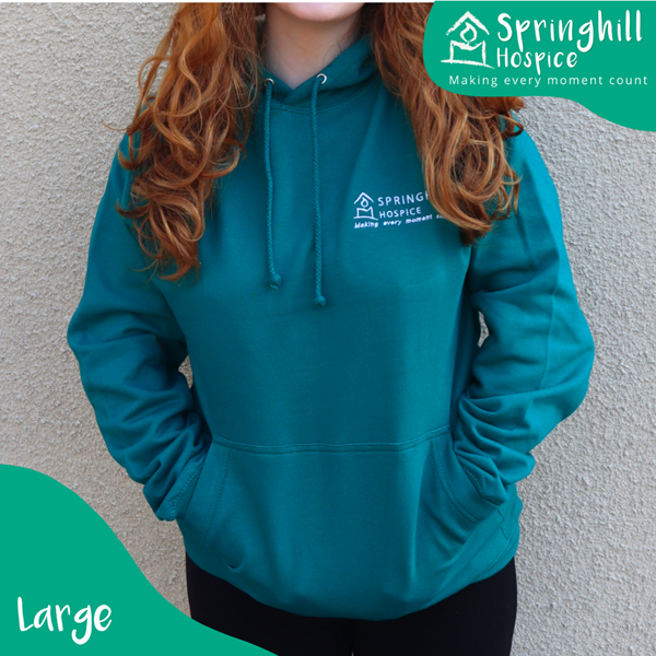 Springhill Hospice Hoodie -  Jade - Large